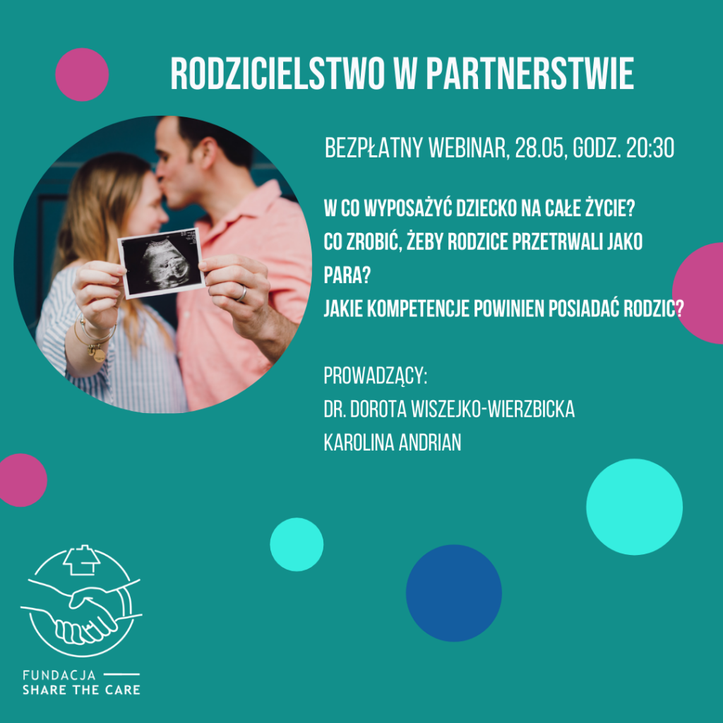 Zapraszamy na bezpłatny webinar psychologiczny „Partnerstwo w rodzicielstwie”