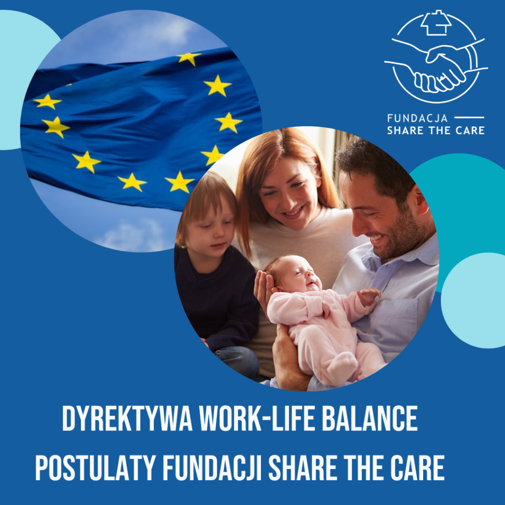 Dyrektywa WLB w Sejmie – postulaty Fundacji SHARE THE CARE