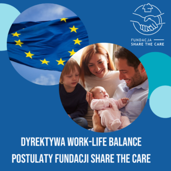 Dyrektywa WLB w Sejmie – postulaty Fundacji SHARE THE CARE