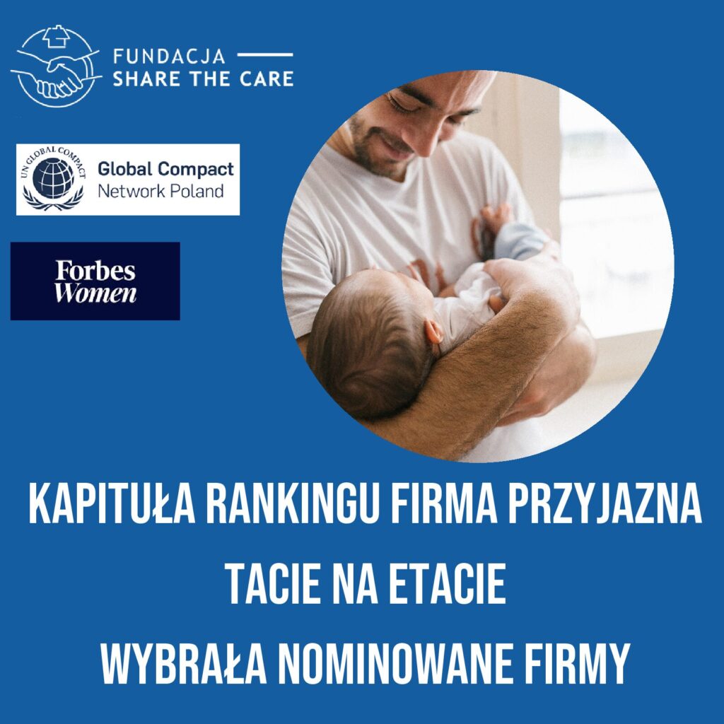 NOMINOWANI W RANKINGU FIRMA PRZYJAZNA TACIE NA ETACIE