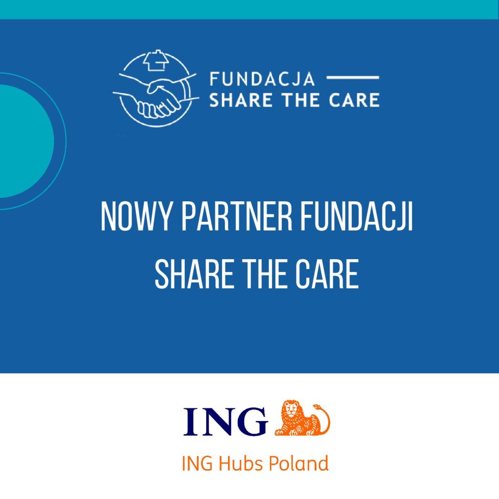 ING Hubs Poland partnerem strategicznym Fundacji Share the Care