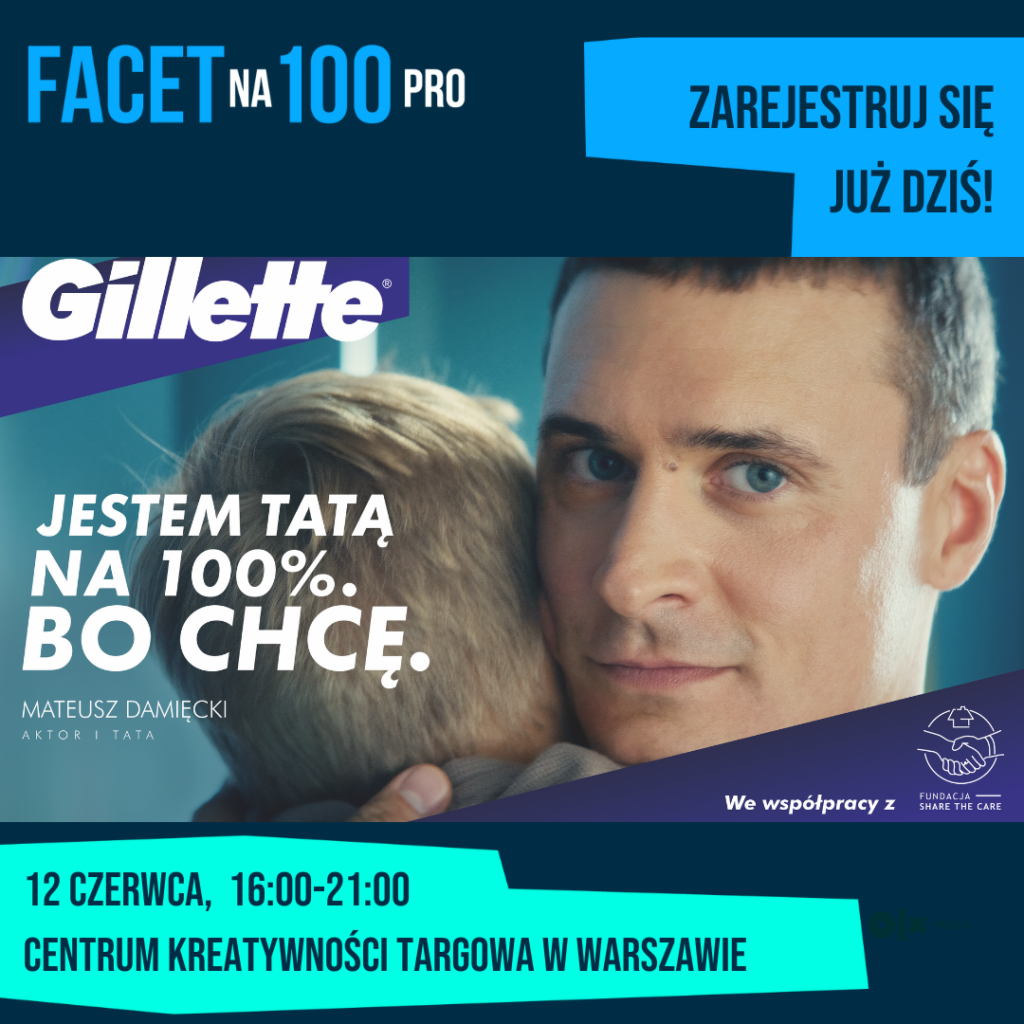 Jestem tatą na 100 %. Bo chcę.