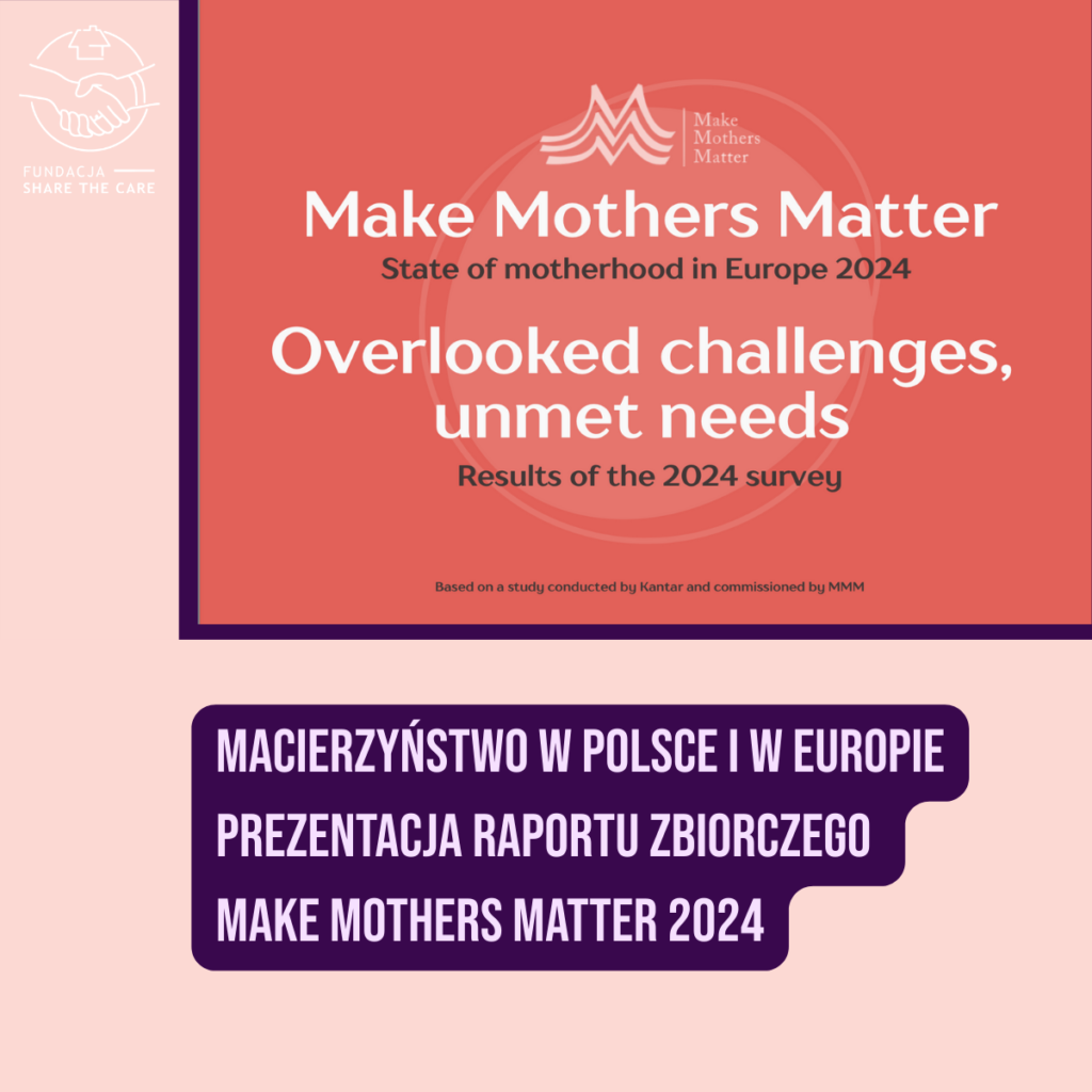 Macierzyństwo w Europie 2024 – prezentacja raportu zbiorczego Make Mothers Matter 2024