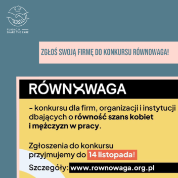Ruszyły zgłoszenia do Konkursu „Równowaga”